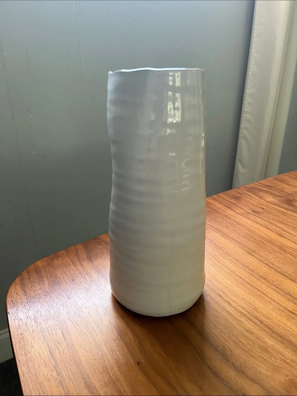 Unique White Ceramic Vase